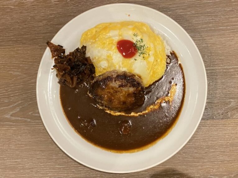 マイカリー食堂赤坂店｜ハンバーグオムレツカレー（赤坂）