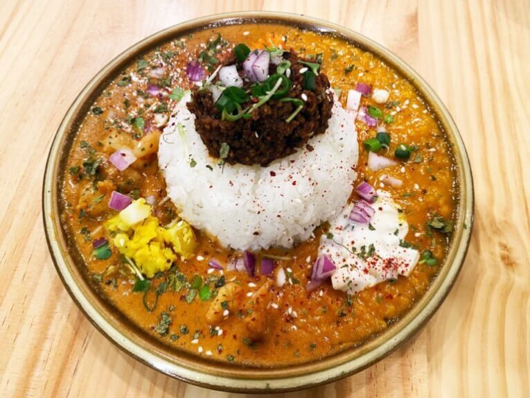 3種盛り合わせカレー｜curry spice hanako（祐天寺）