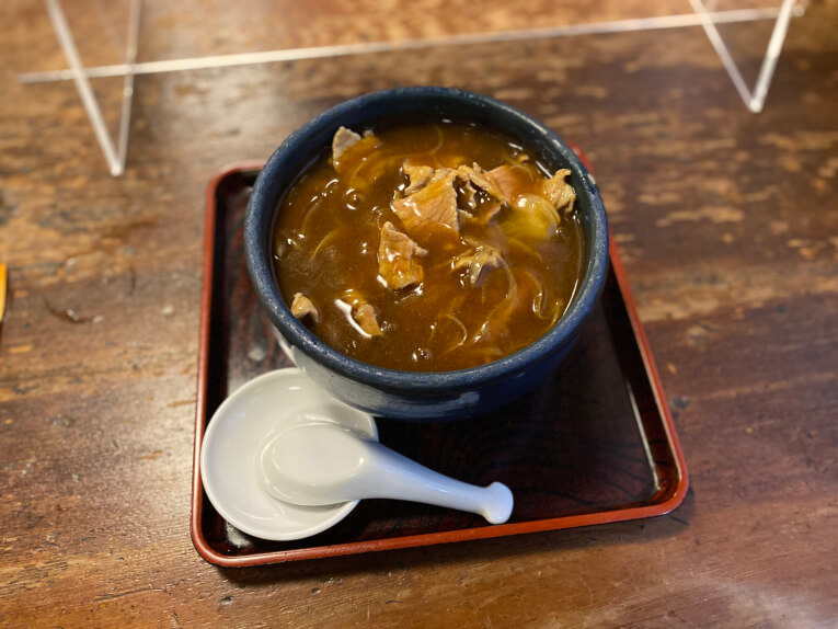 カツカレーそば｜泰明庵（銀座）