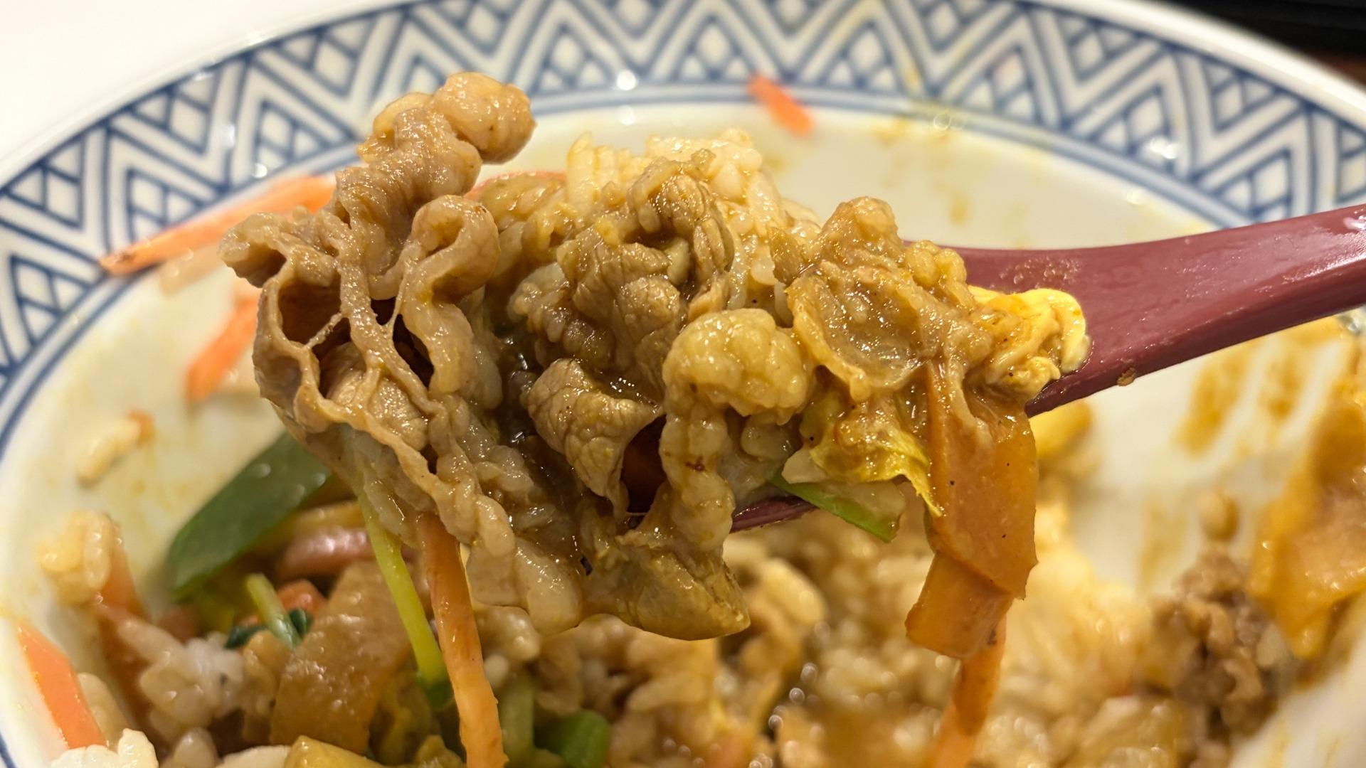 吉野家「牛カレー鍋膳」肉2倍盛りを食べてきた！食べ方に迷いすぎて最終的に牛カレー丼になった件｜有楽町駅前店